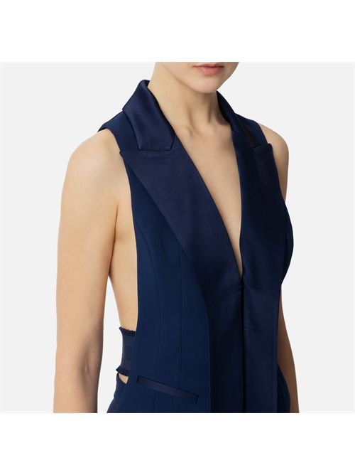 gilet woman blue ELISABETTA FRANCHI | GL00251E2/DC8